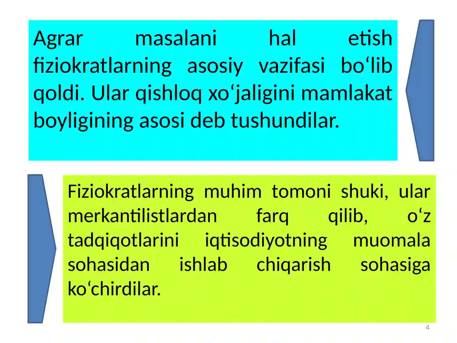 Fransiyada fiziokratlar maktabining shakllanishi va rivojlanishi 4