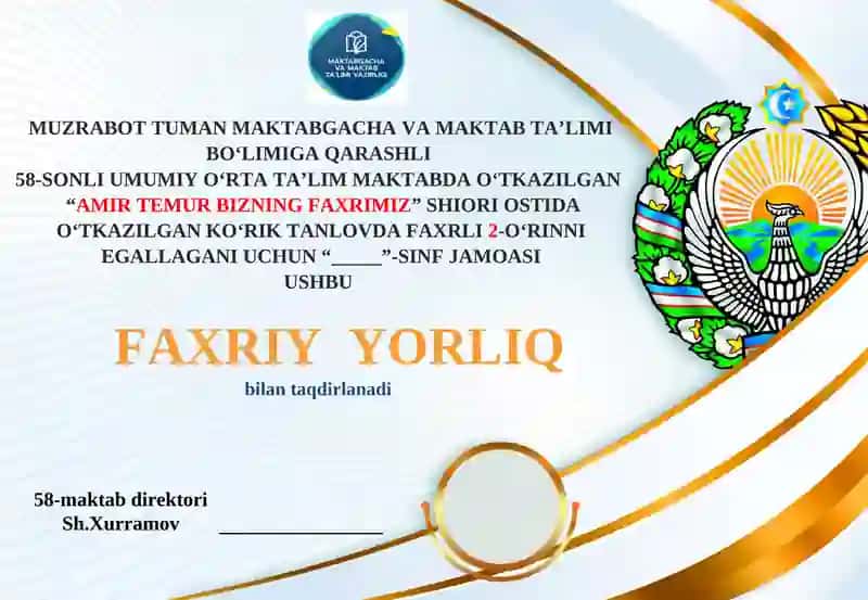 FAXRIY YORLIQ 4