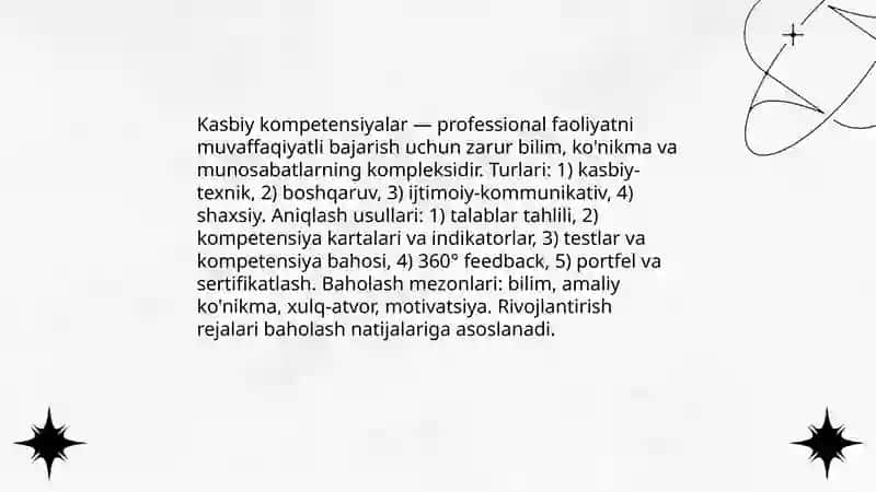 Shaxsning kasbiy yetukligi 4