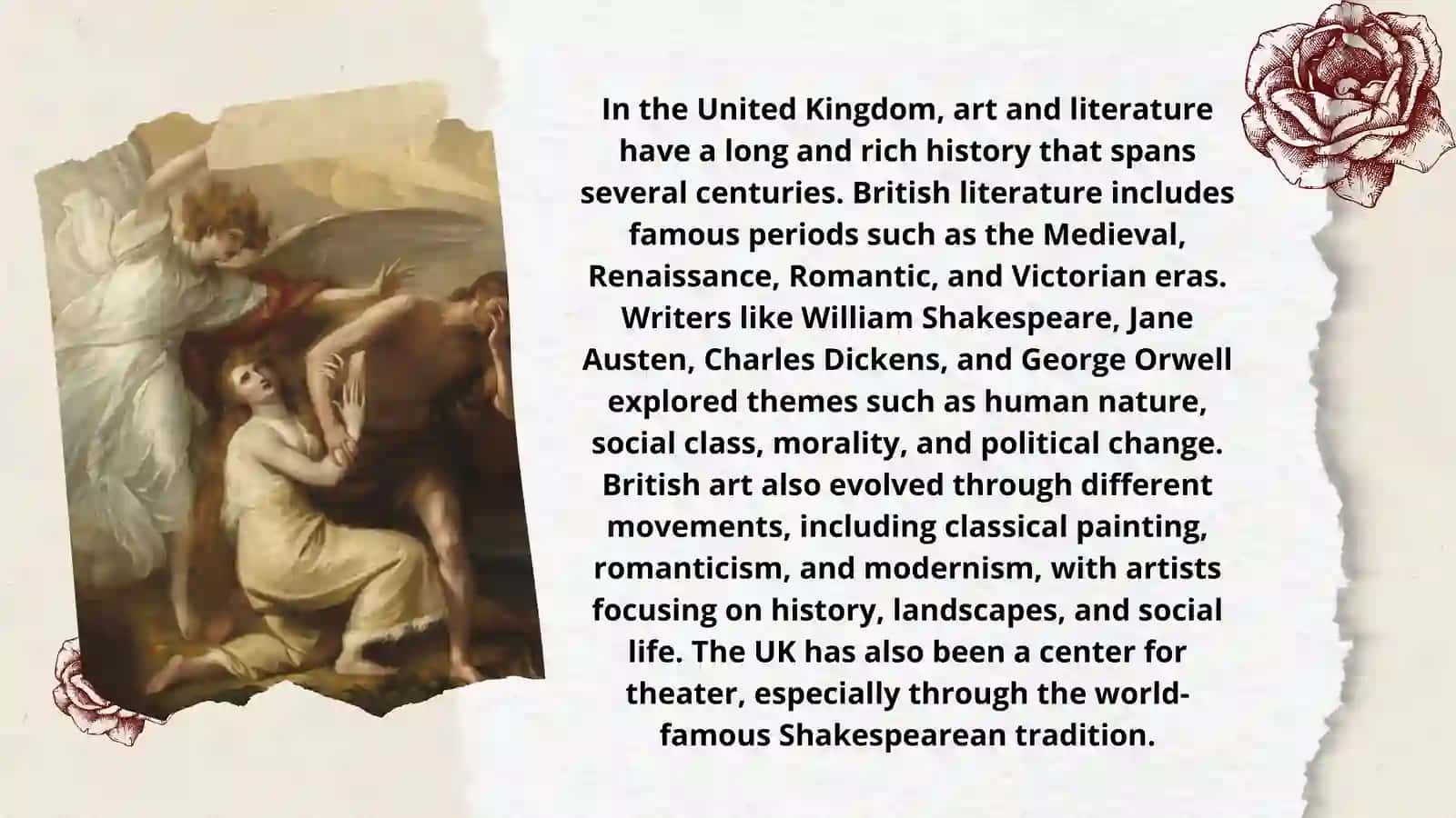 ART AND LITERATURE OF UK AND USA PLAN 4