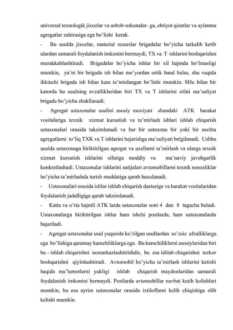 TEXNIK TIZIMNI EKSPERTIZADAN O'TKAZISHNI TASHKIL ETISH 4