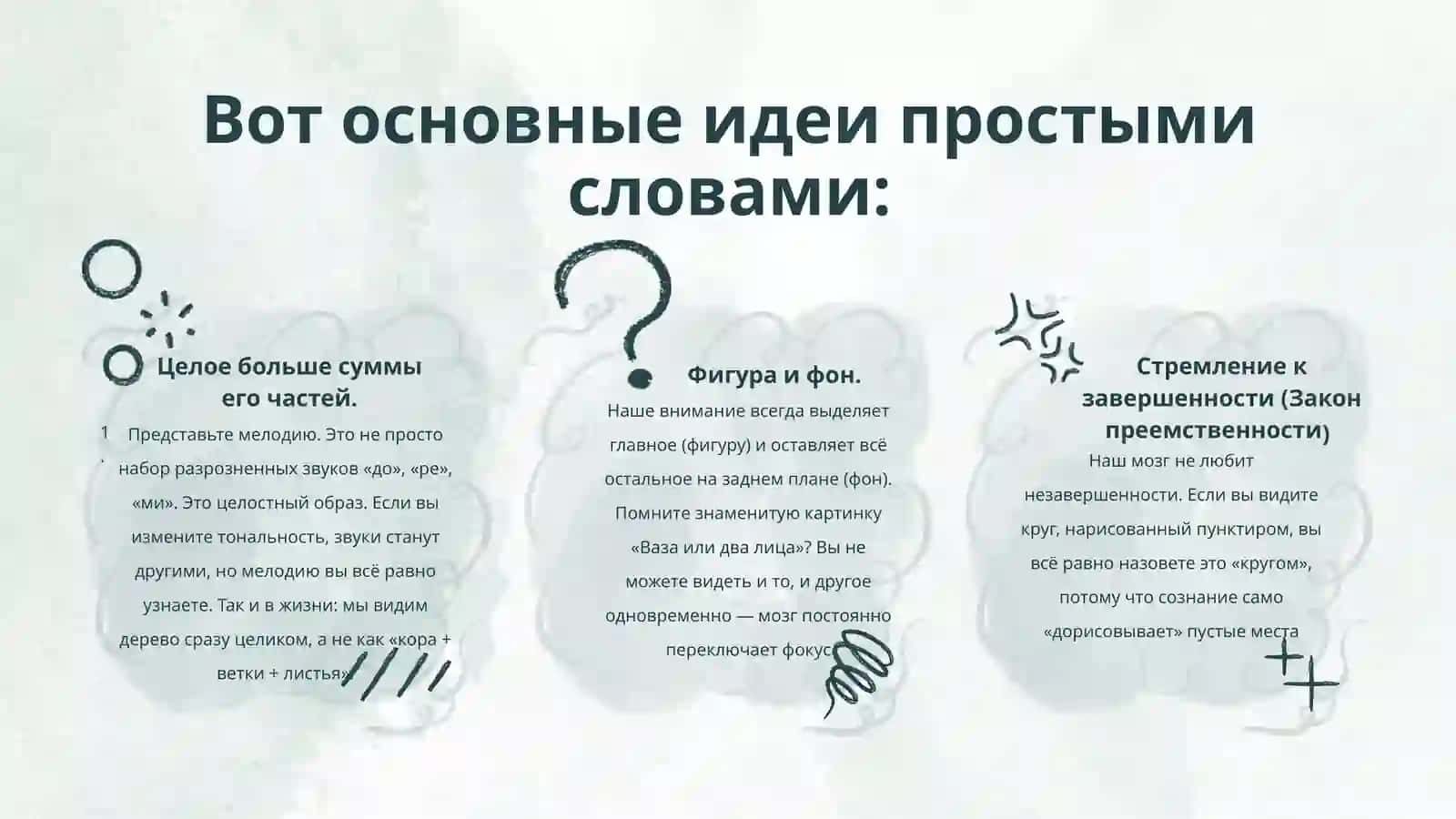 Сущность гештальт-психологии 4