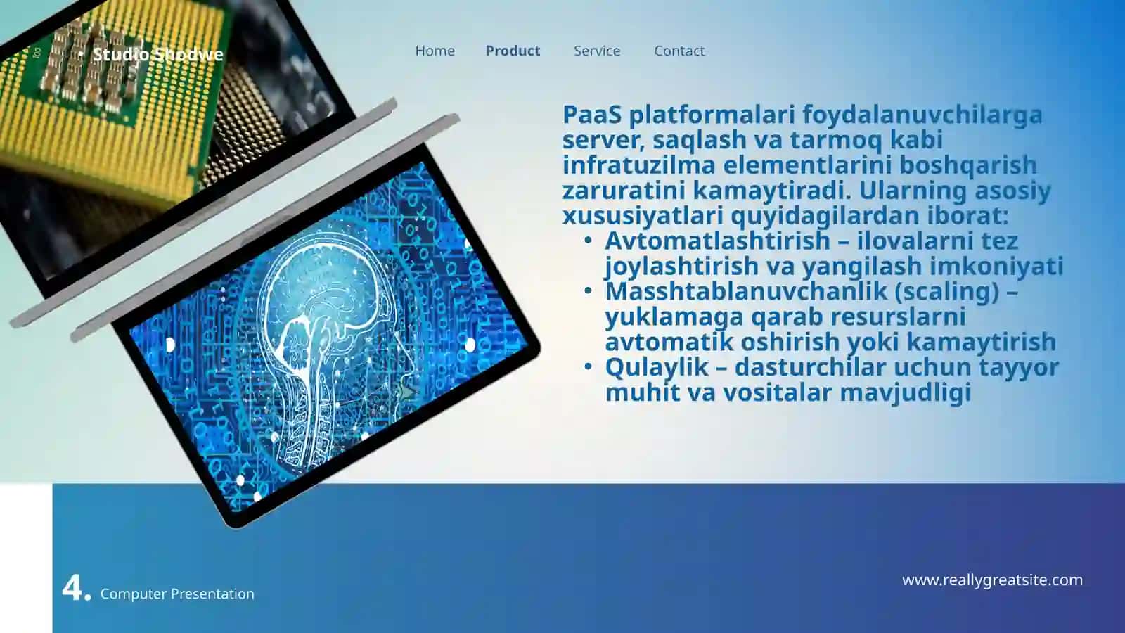 Turli Paas arxitektura xizmatlarini taqqoslash 4