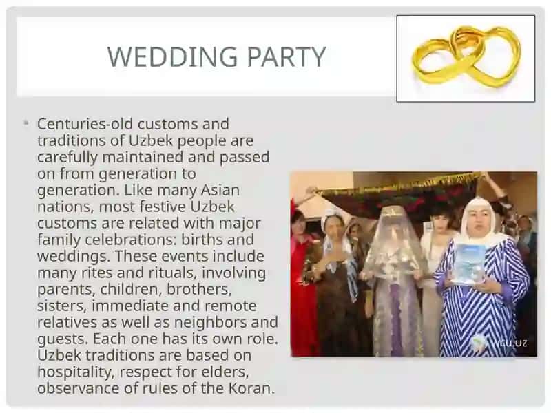 Presentation on "Customs and traditions of Uzbekistan" 4