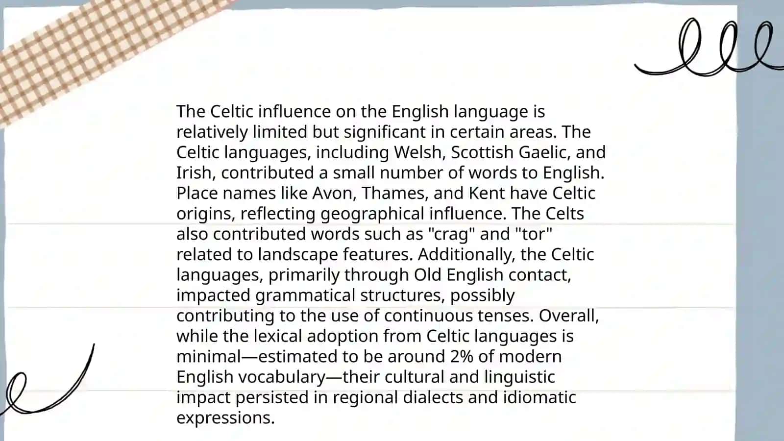 The origin of the English language and its assimilation with other languages 4
