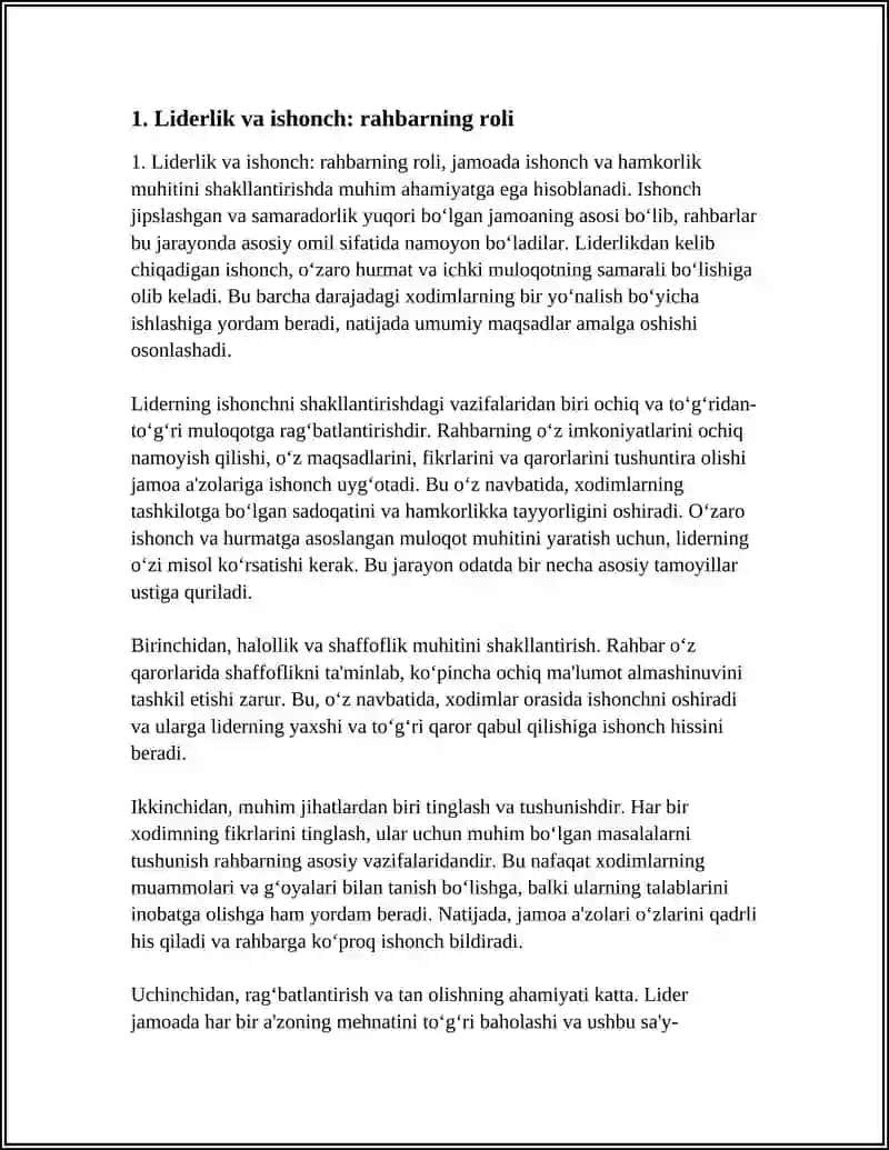 JAMOADA ISHONCH VA HAMKORLIK MUHITINI SHAKLLANTIRISH 4