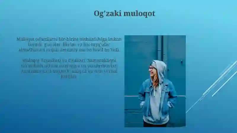 Muloqot texnikasi va usullari 4