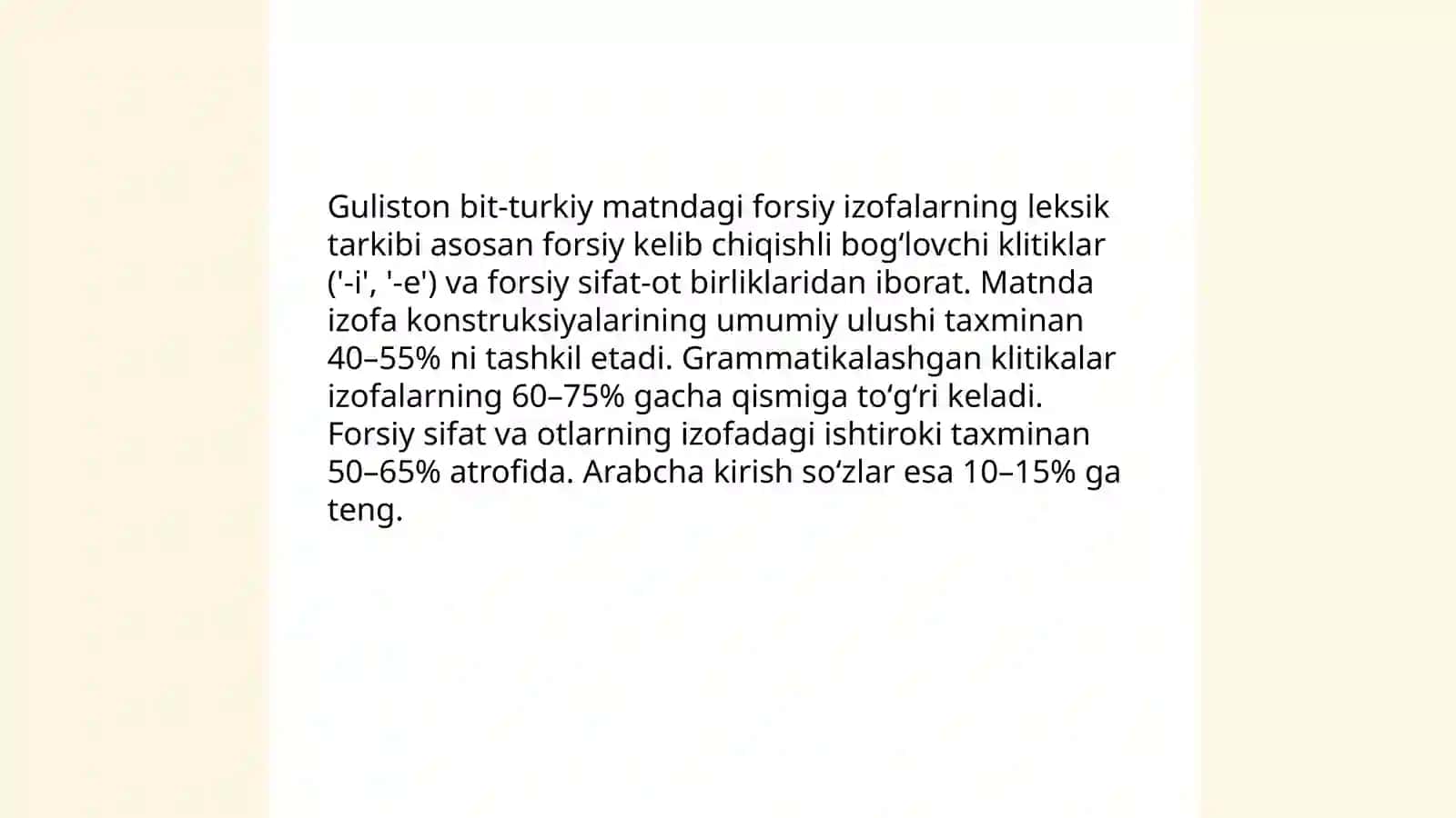 "Guliston bit-turkiy" matndagi forsiy izofalar 4