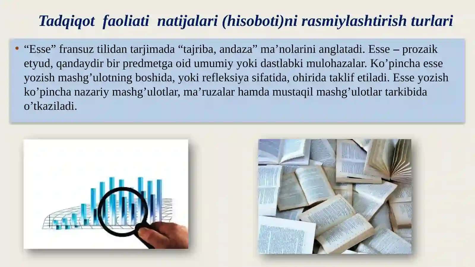 Faoliyat natijalarini taqdim qilish 4