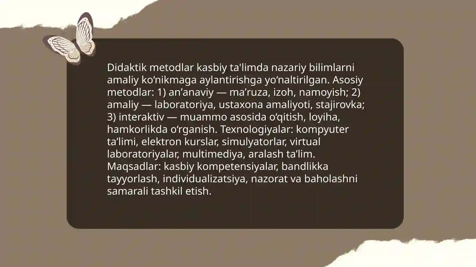 Kasbiy pedagogikasa metodlar 4