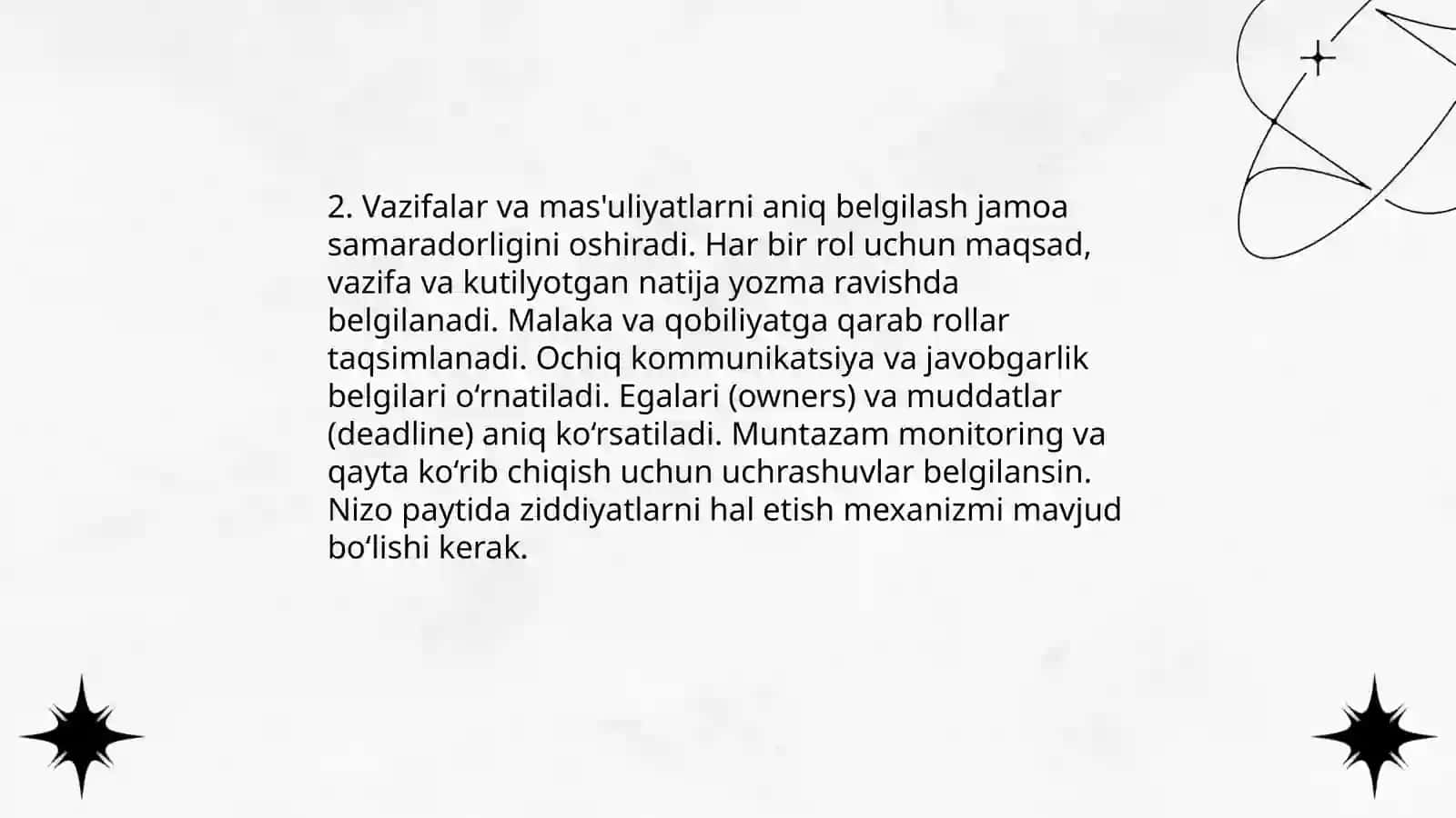 Jamoada ishlash va hamkorlik qilish qobilyatlari 4
