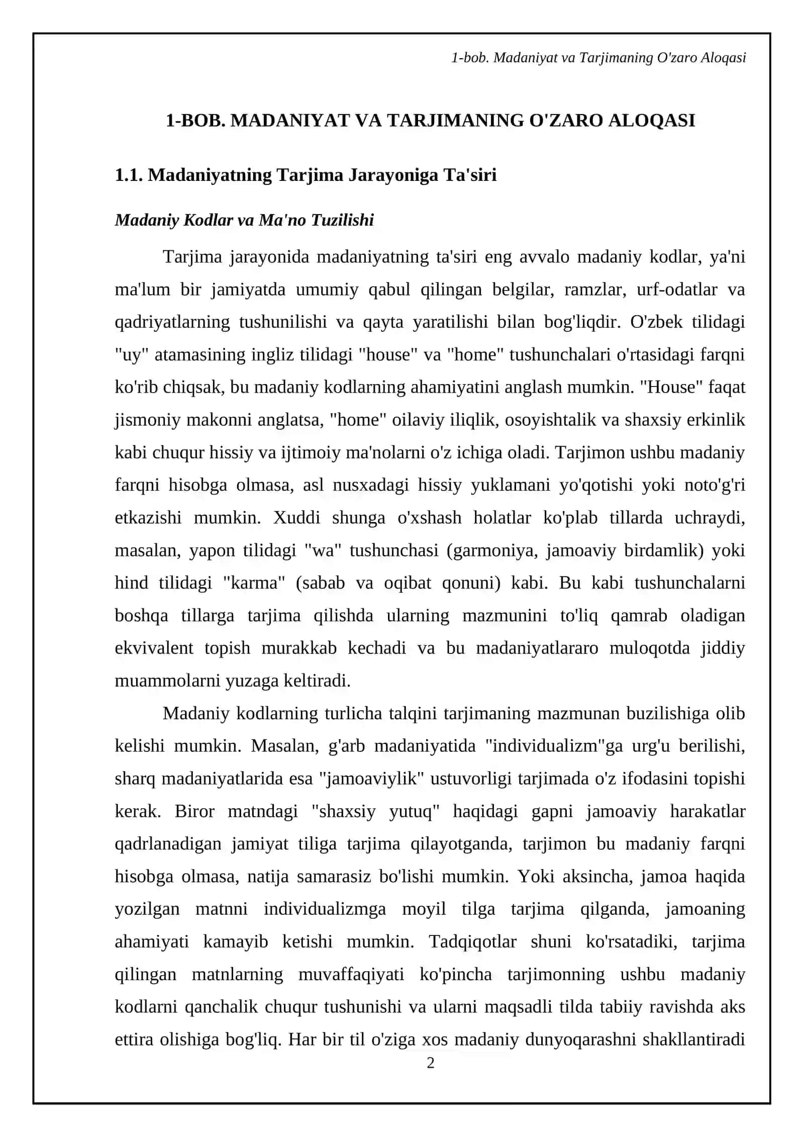 Tarjimaning madaniy muammolari 4