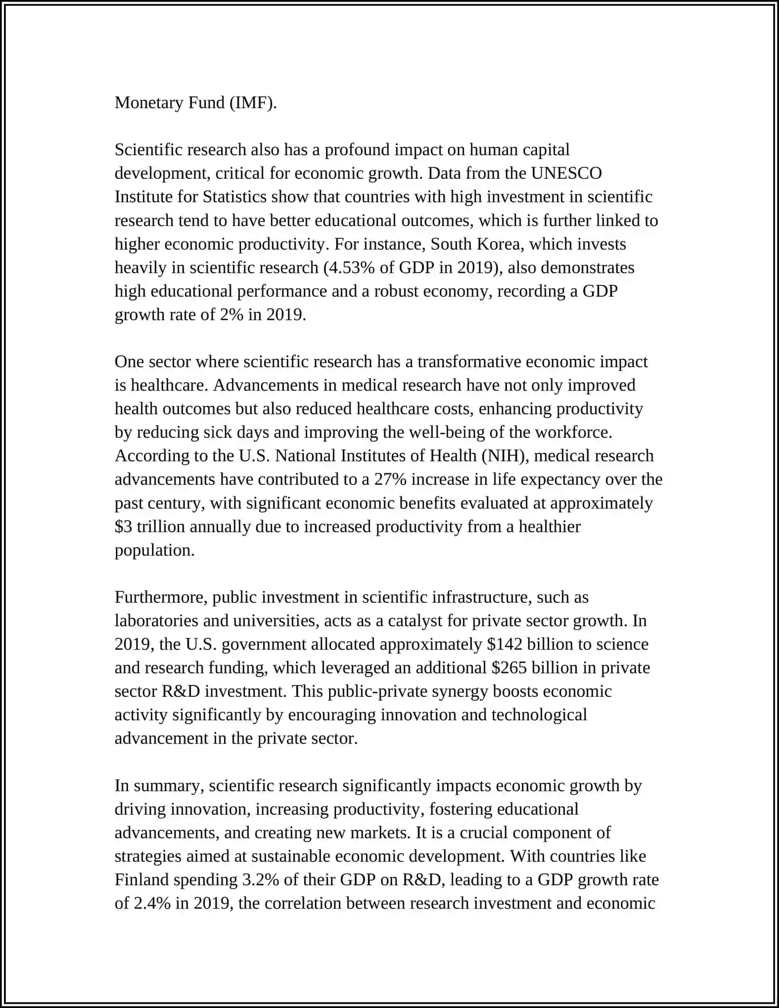 THE ROLE OF SCIENCE IN THE DEVELOPMENT OF SOCIETY, THE GOALS AND TASKS OF SCIENCE 4