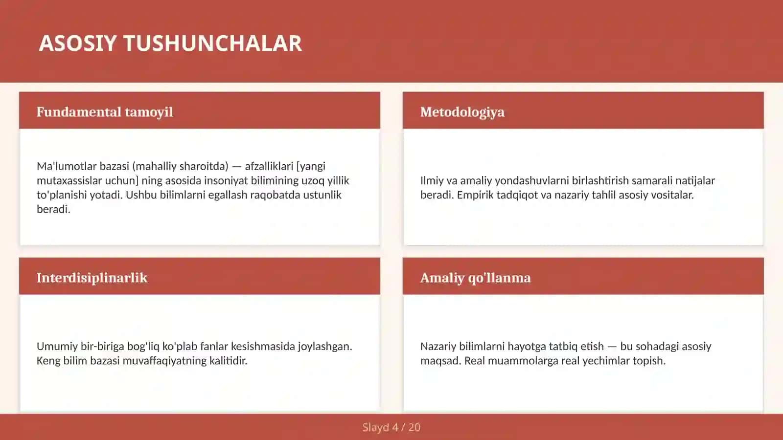 MA'LUMOTLAR BAZASI (MAHALLIY SHAROITDA) — AFZALLIKLARI [YANGI MUTAXASSISLAR UCHUN] 4
