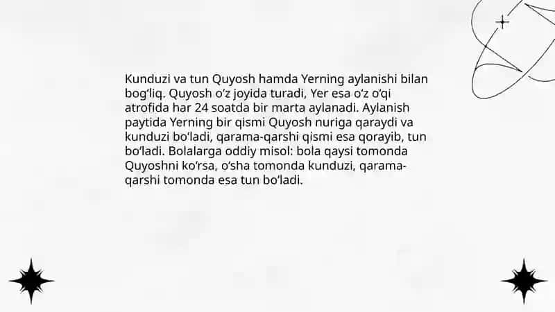 Yerning shakli va globus bilan tanishtirish 4