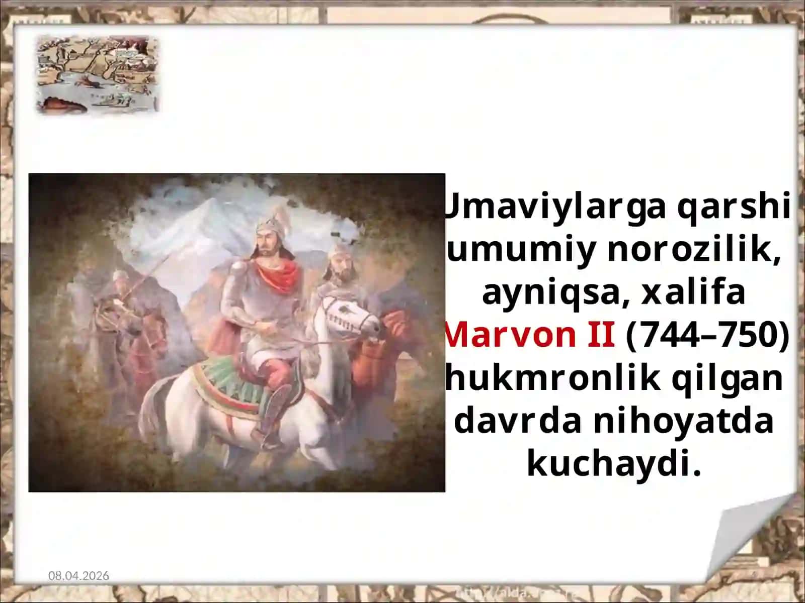Abbosiylar davrida Xuroson va Movarounnahr 4