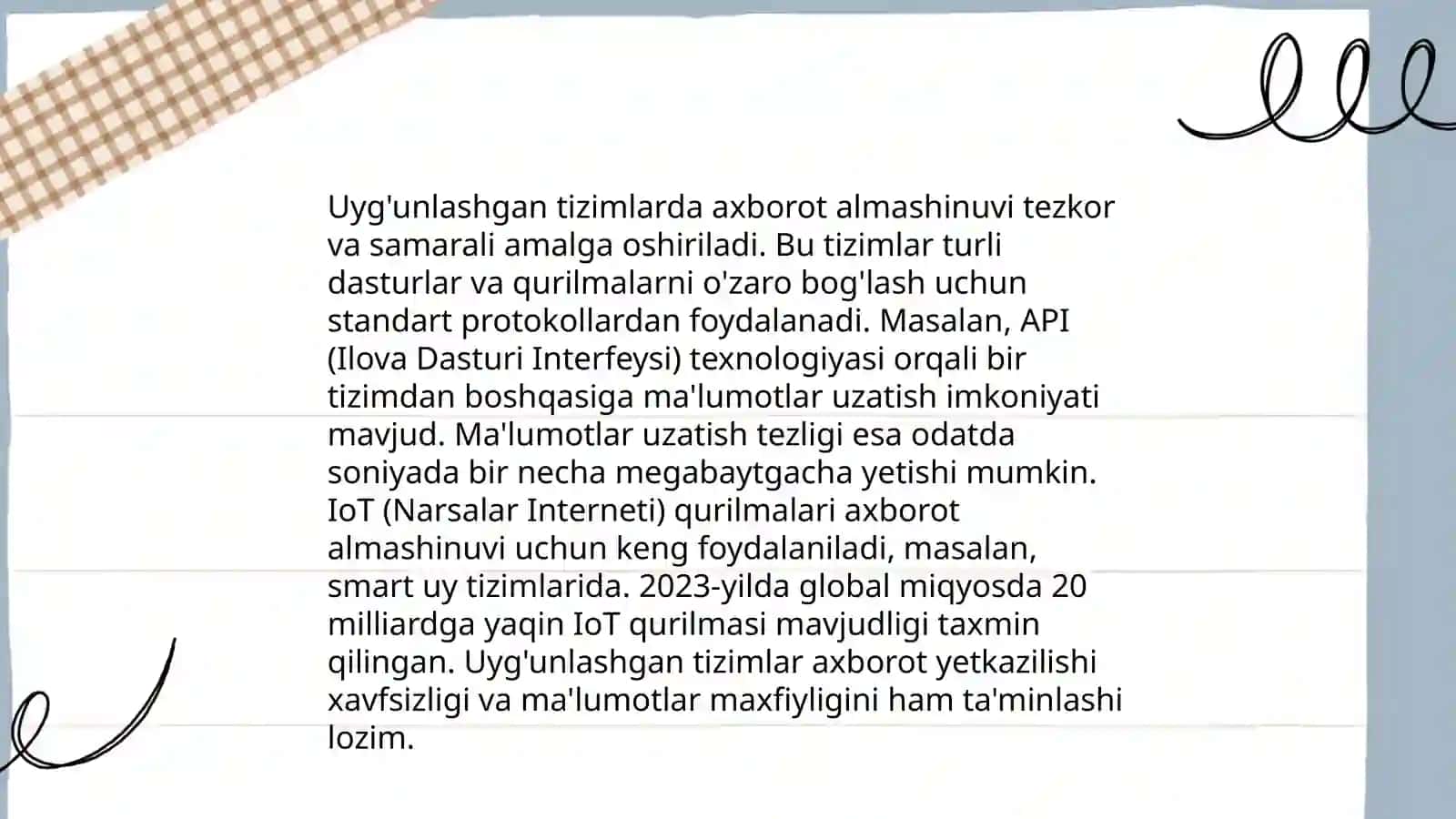 Uyg'unlashgan tizimlarning asosiy komponentlari 4
