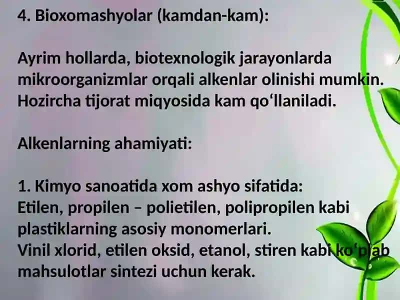 Alkenlar 4