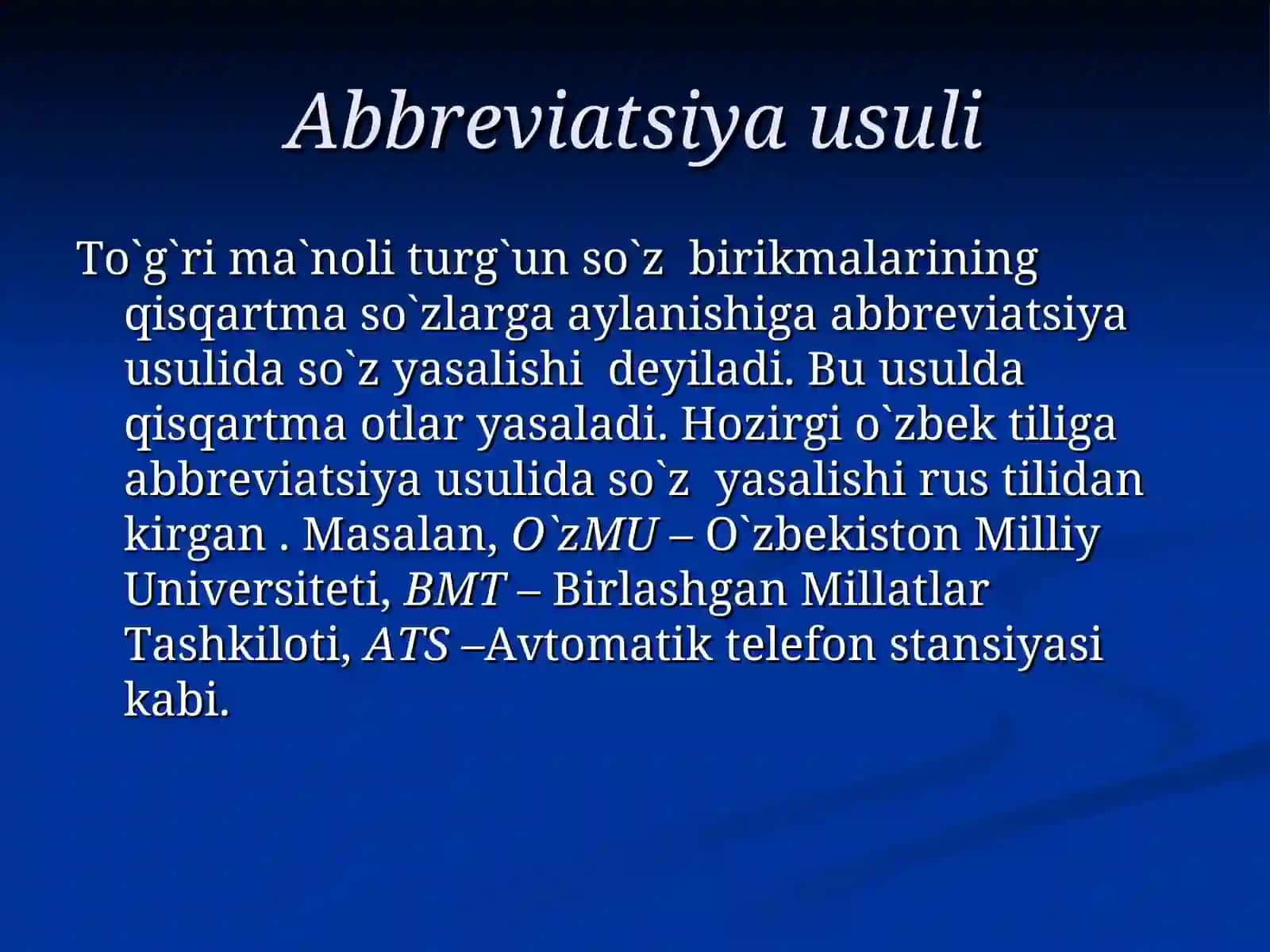 So`z yasalishi 4