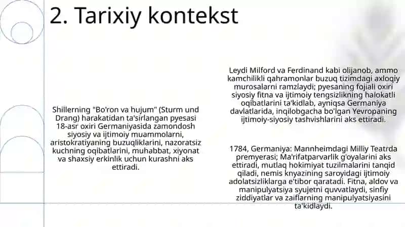 Shillerning "Makr va muhabbat "asari 4
