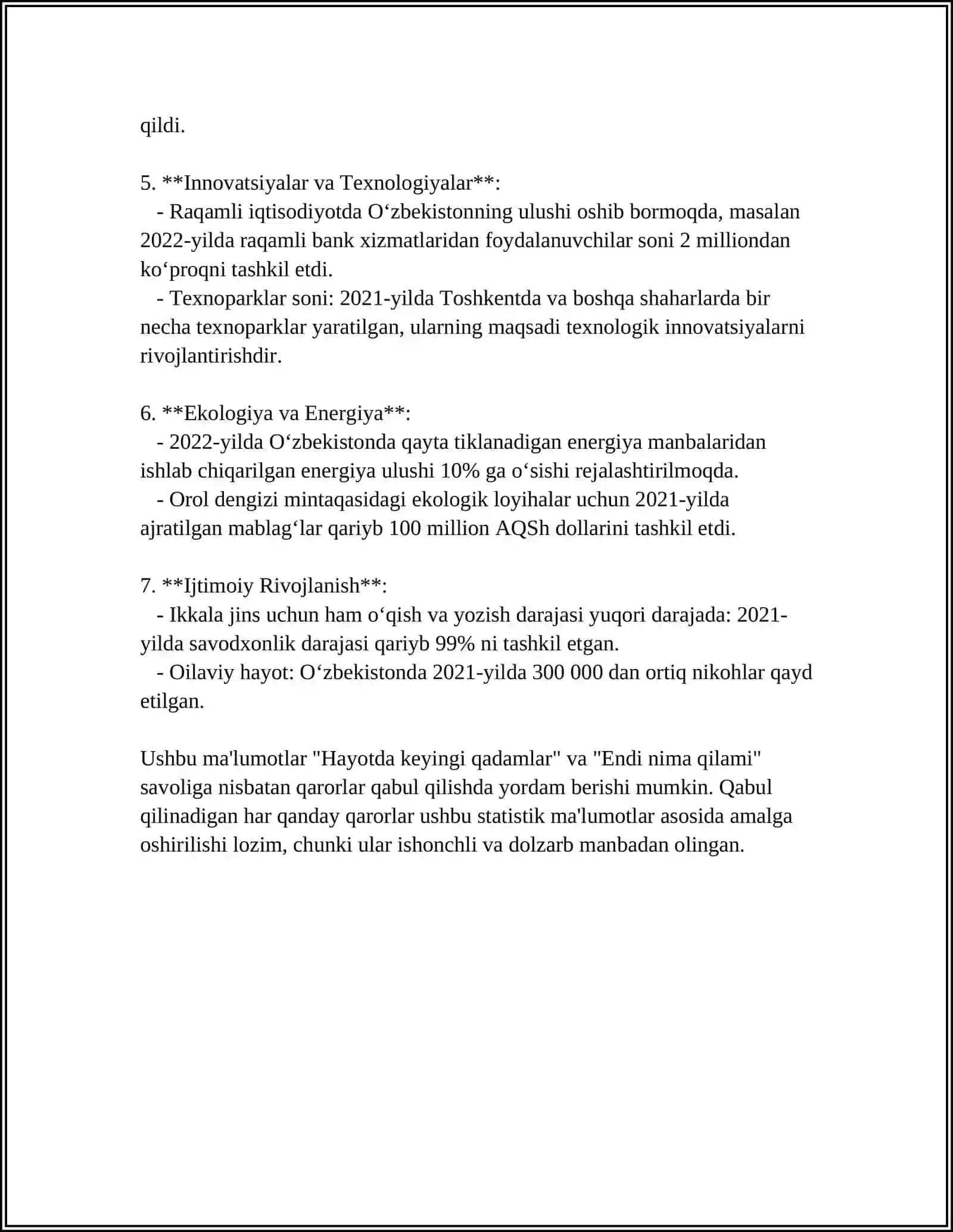 O‘quvchi: CHIRCHIQ DAVLAT PEDAGOGIKA UNVERSITETI 4