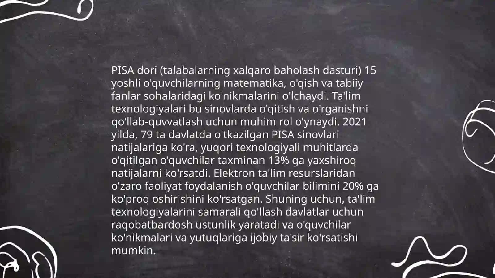 Xalqaro baholash (PISA)tadqiqotlarida innovatsion pedagogik texnologiyalar 4