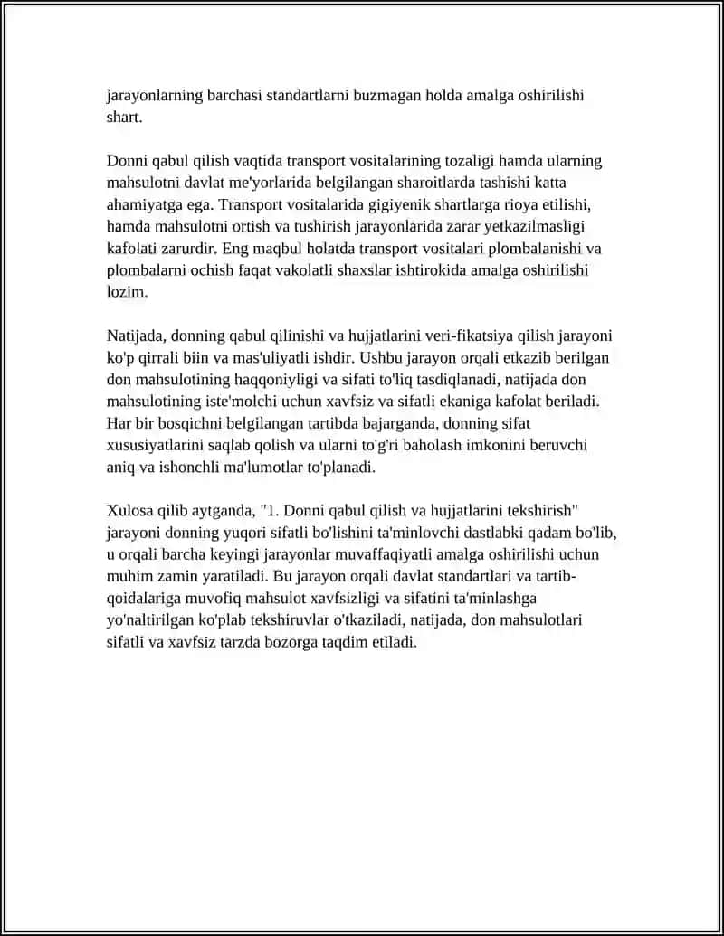 DON SIFATINI TAFTISH QILISH TARTIBI 4