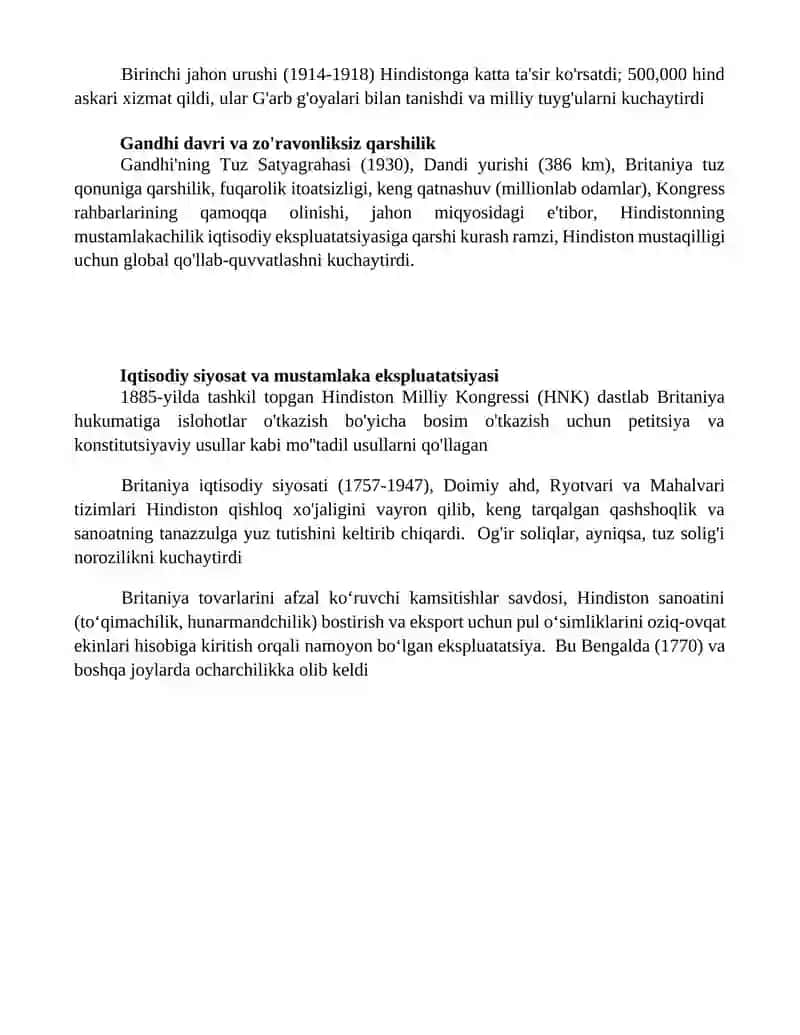 Hind milliy kongressining mustamlakachilikka qarshi kurashi 4