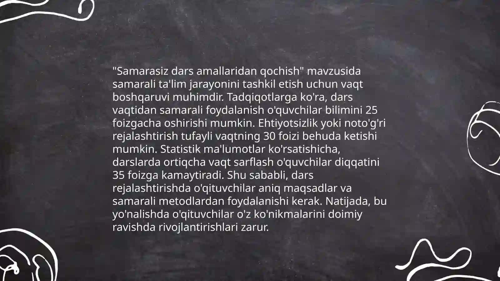 Dars tayyorlash usullari 4
