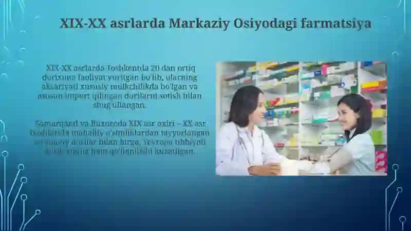 Markaziy Osiyo davlatlarida farmatsiyani rivojlanishi 4