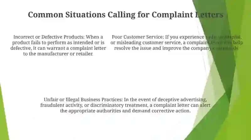Letter Of Complaint 4