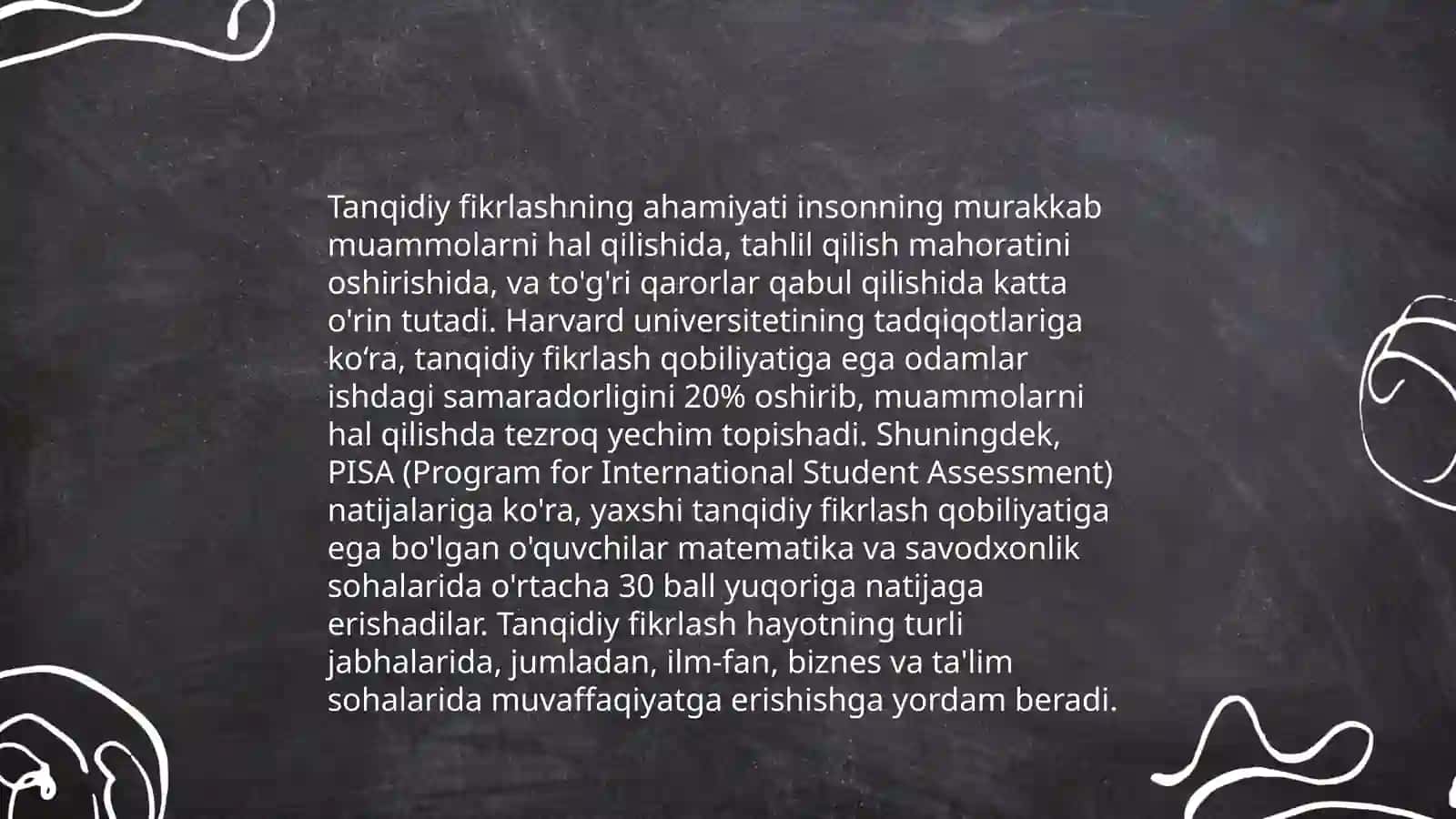 Soft skills - tanqidiy fikrlash 4