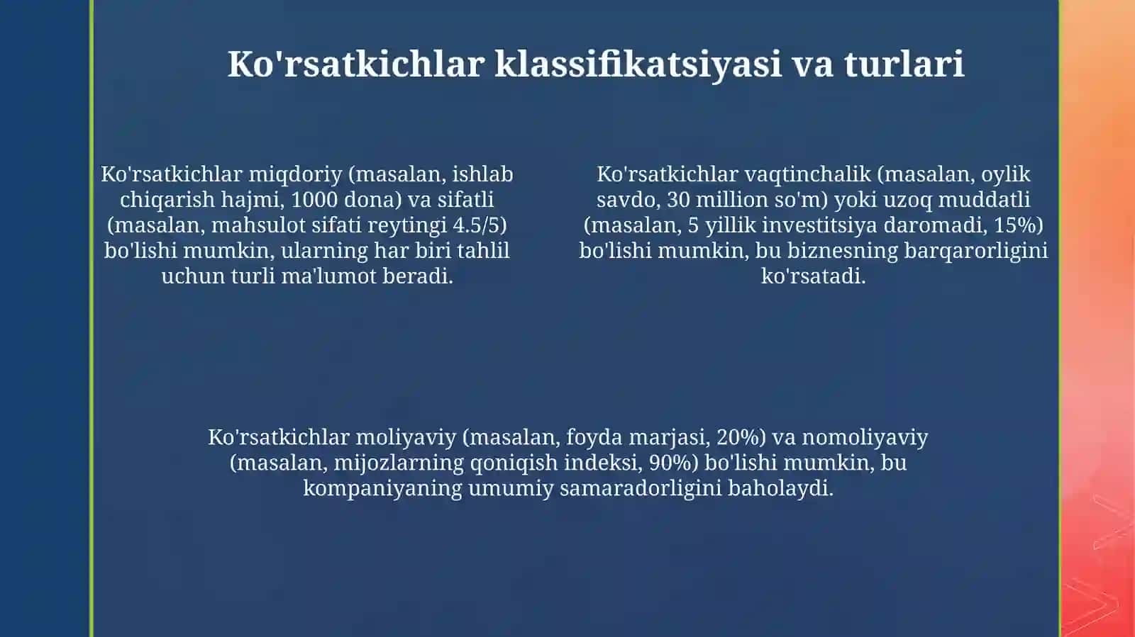 Texnik-iqtisodiy ko'rsatkichlar 4