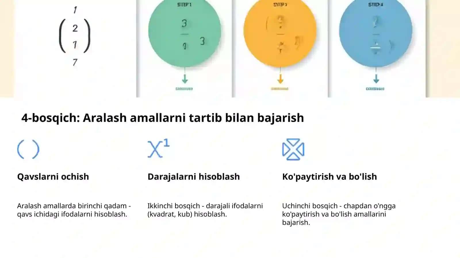 1000 ichida arifmetik amallarni bajarish 4