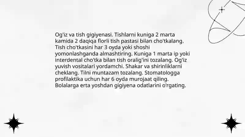 SHAXSIY VA UMUMIY GIGIENA 4