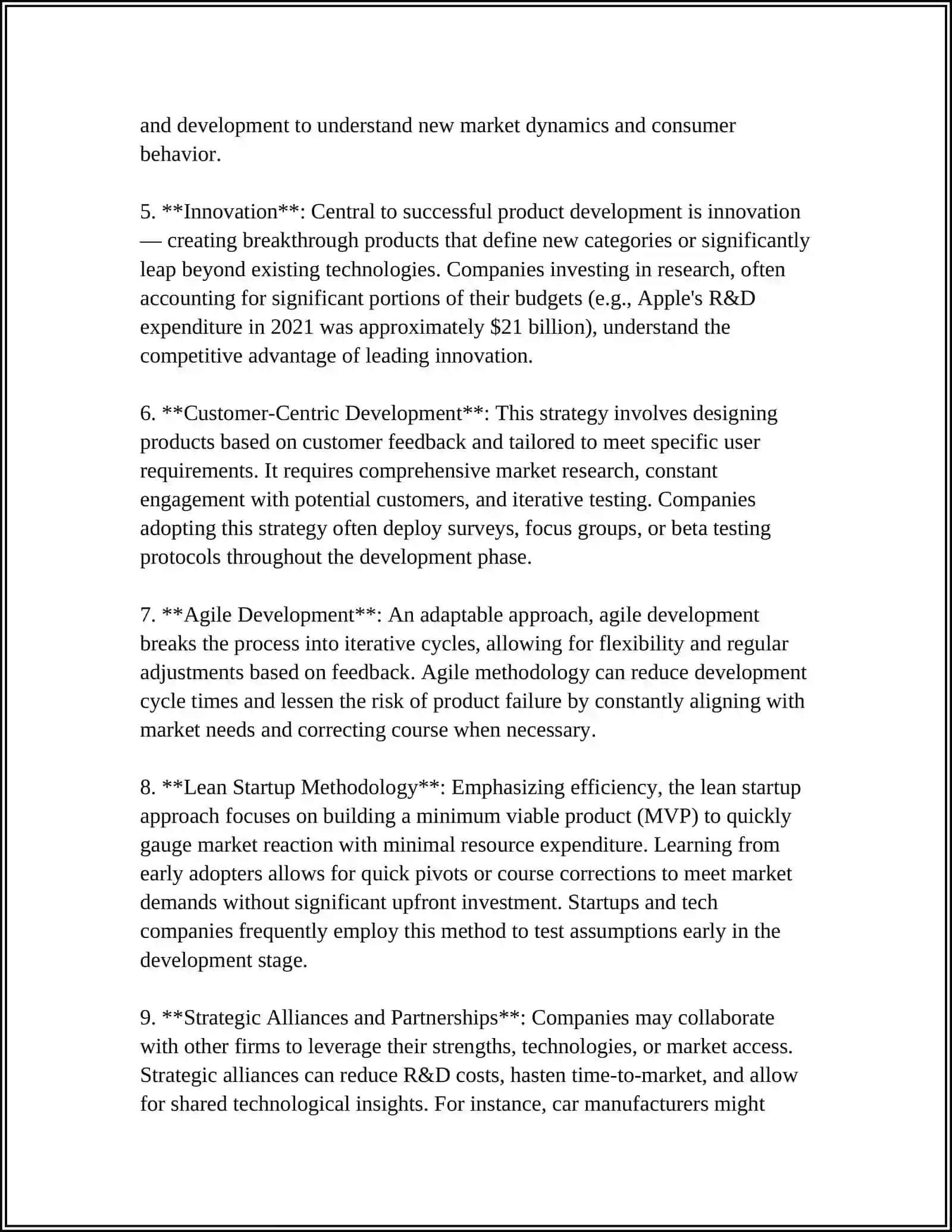 Product Development Strategies 4