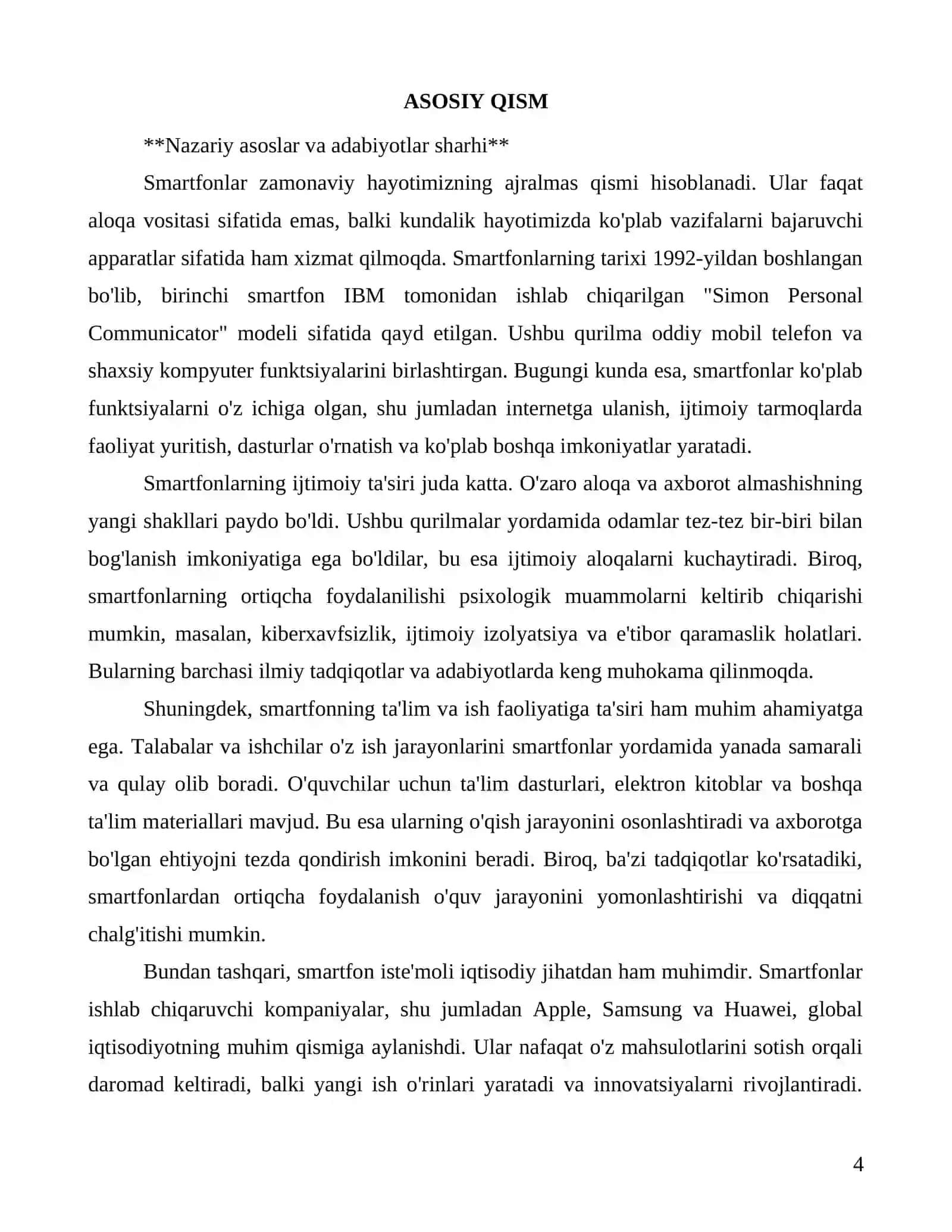 Smartfonning hayotimizdagi o‘rni va ta'siri 4