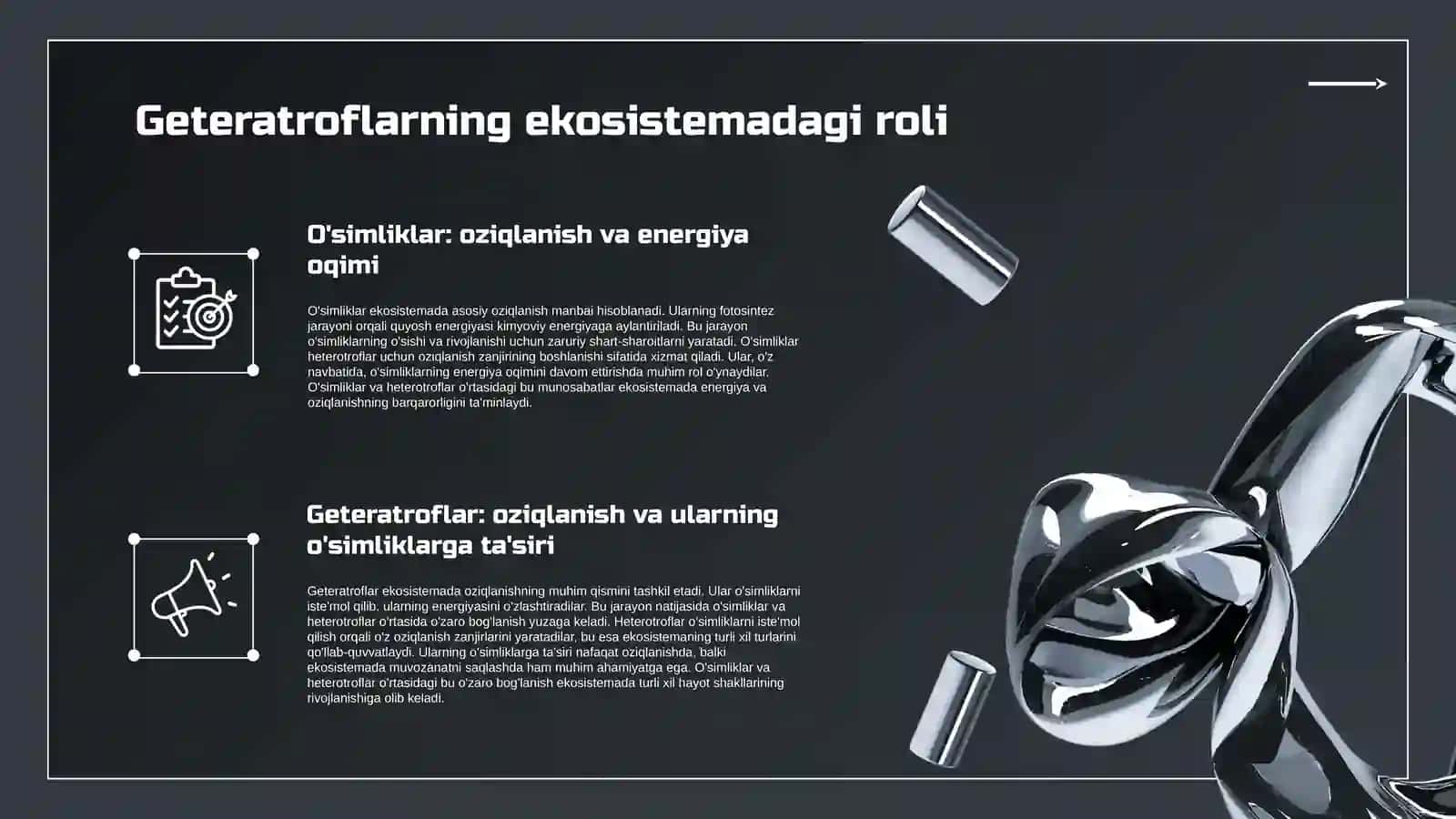 Geteratrof komponentlar va o'simliklar munosabatlari 4