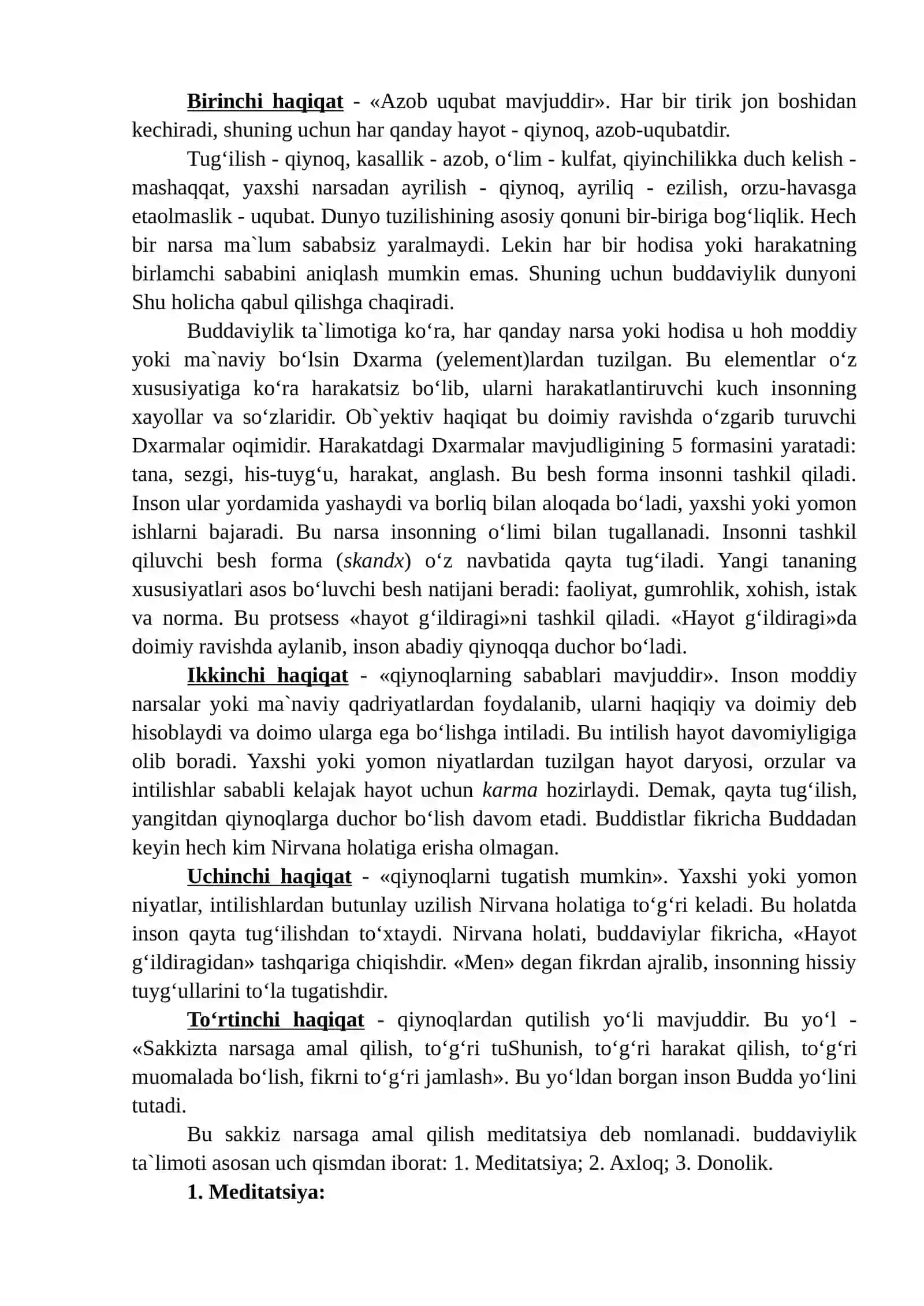 4-mavzu: Buddaviylik dini 4