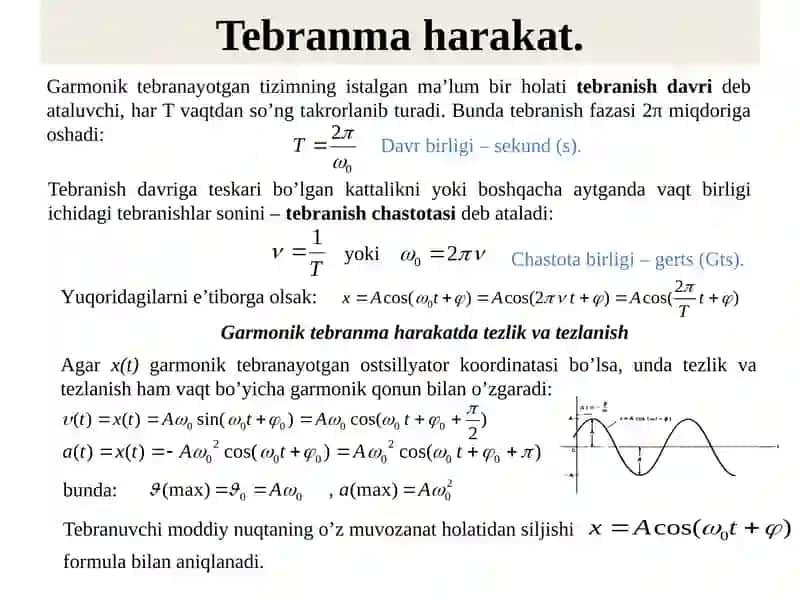 MEХАNIK TEBRАNISHLАR 4