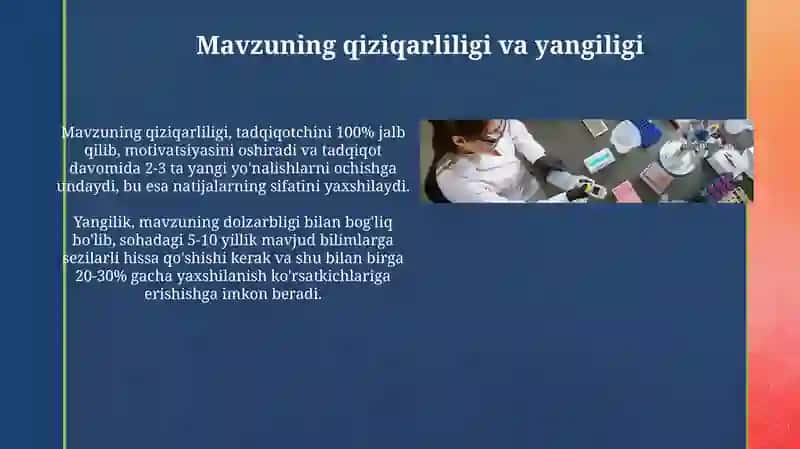 Ilmiy tadqiqot mavzusini tanlashvabaxolash 4