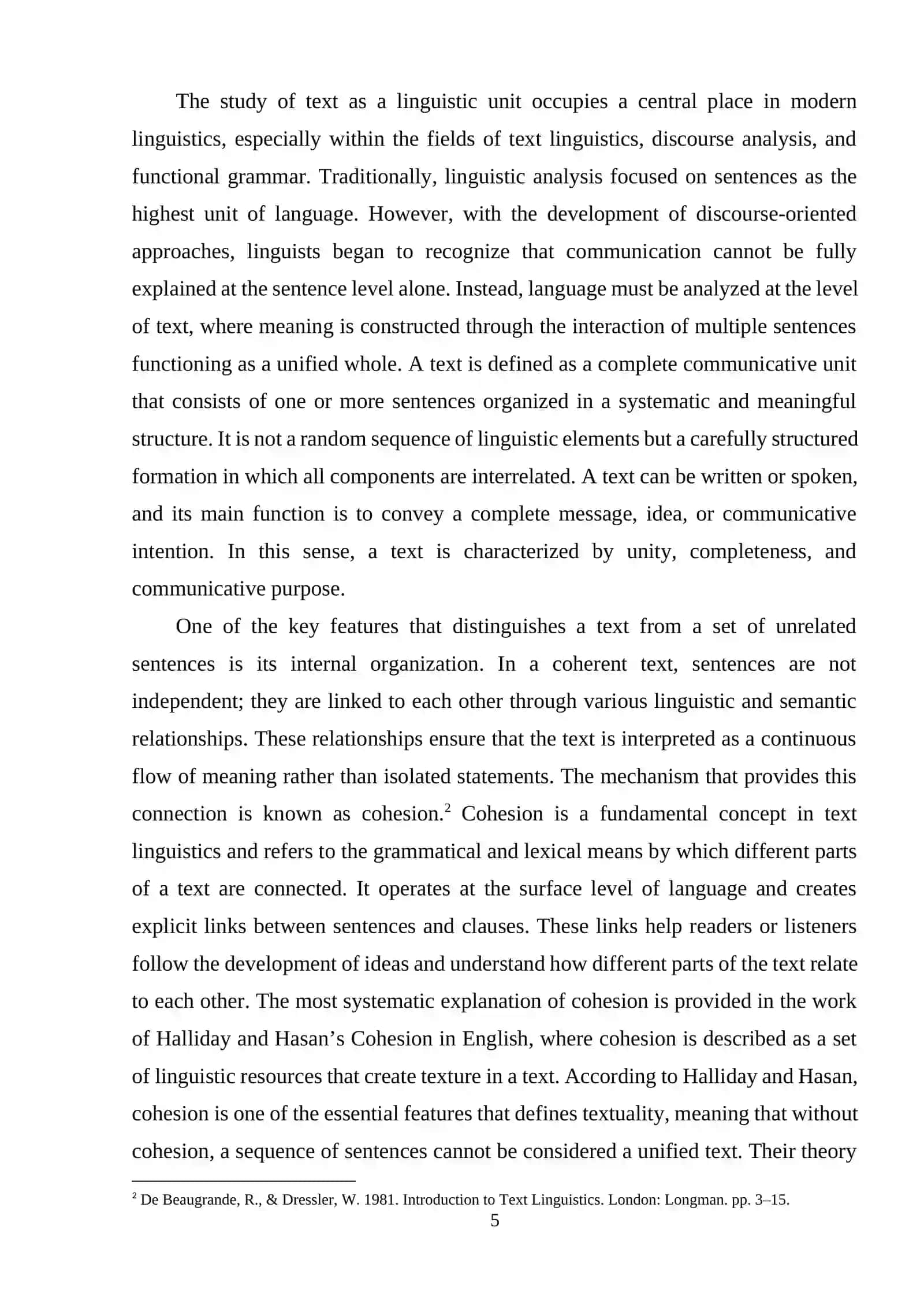 Grammatical means of text cohesion 4