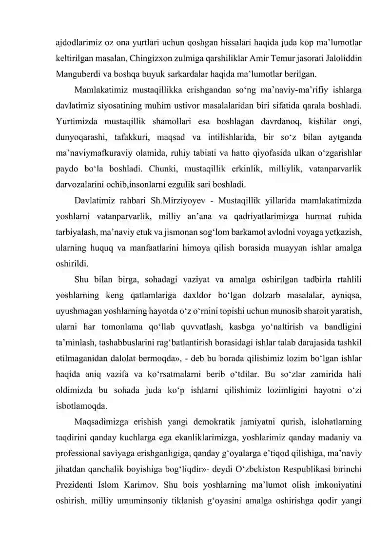 VATANPARVARLIKNI TARBIYLASH 4