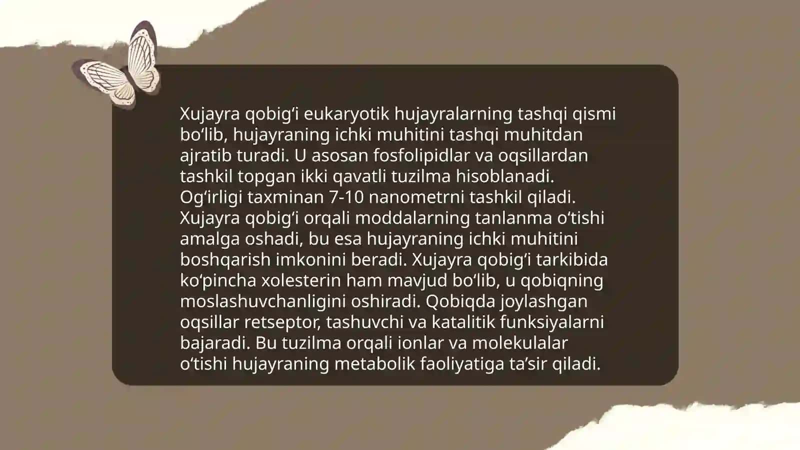 Xujayra tuzilishi 4