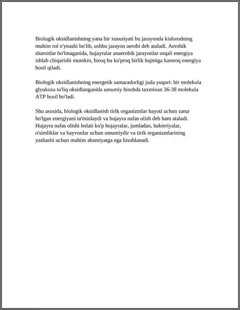 BIOLOGIK OKSIDLANISH 4
