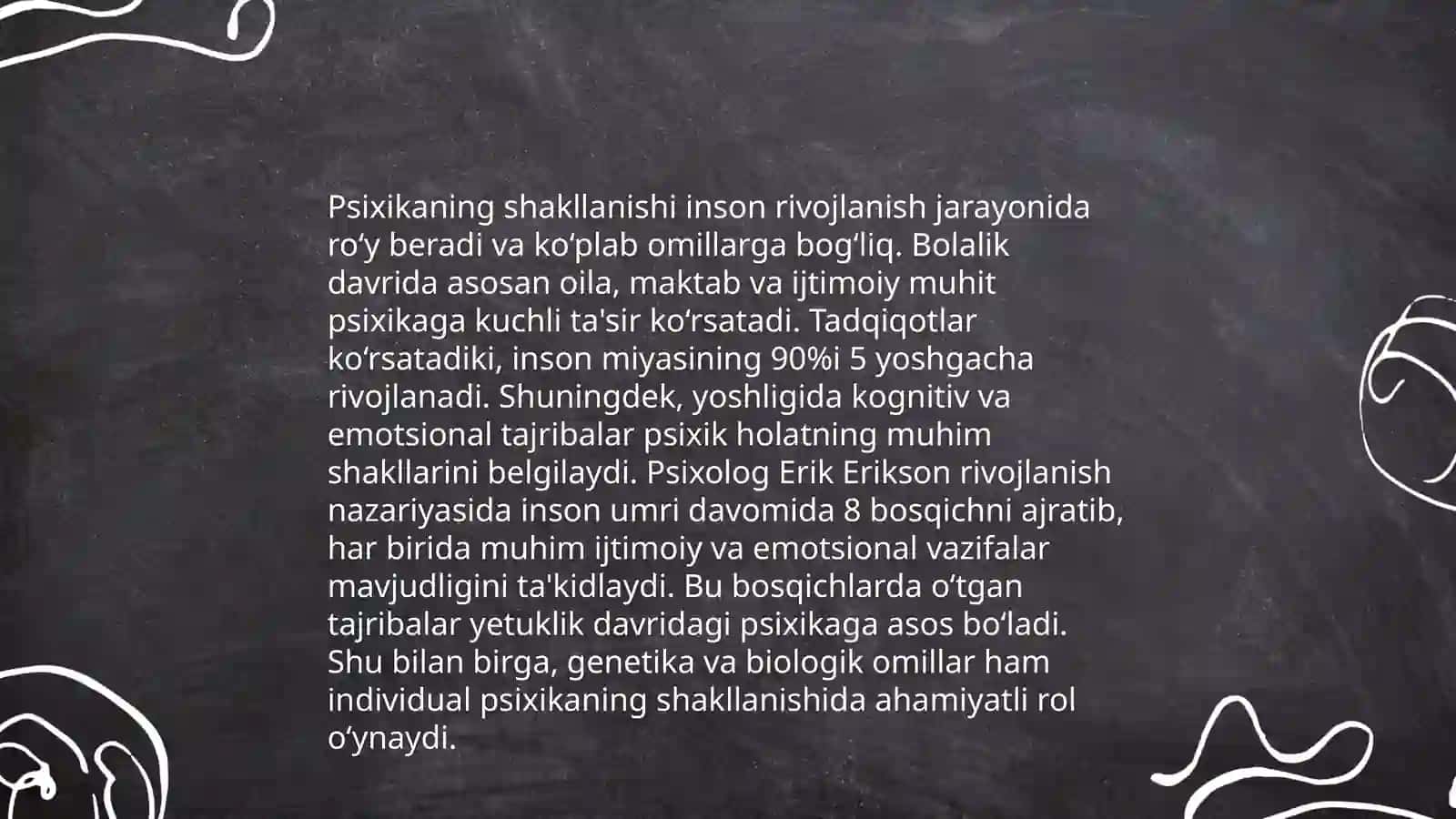 Psixika va ongning taraqqiyoti 4