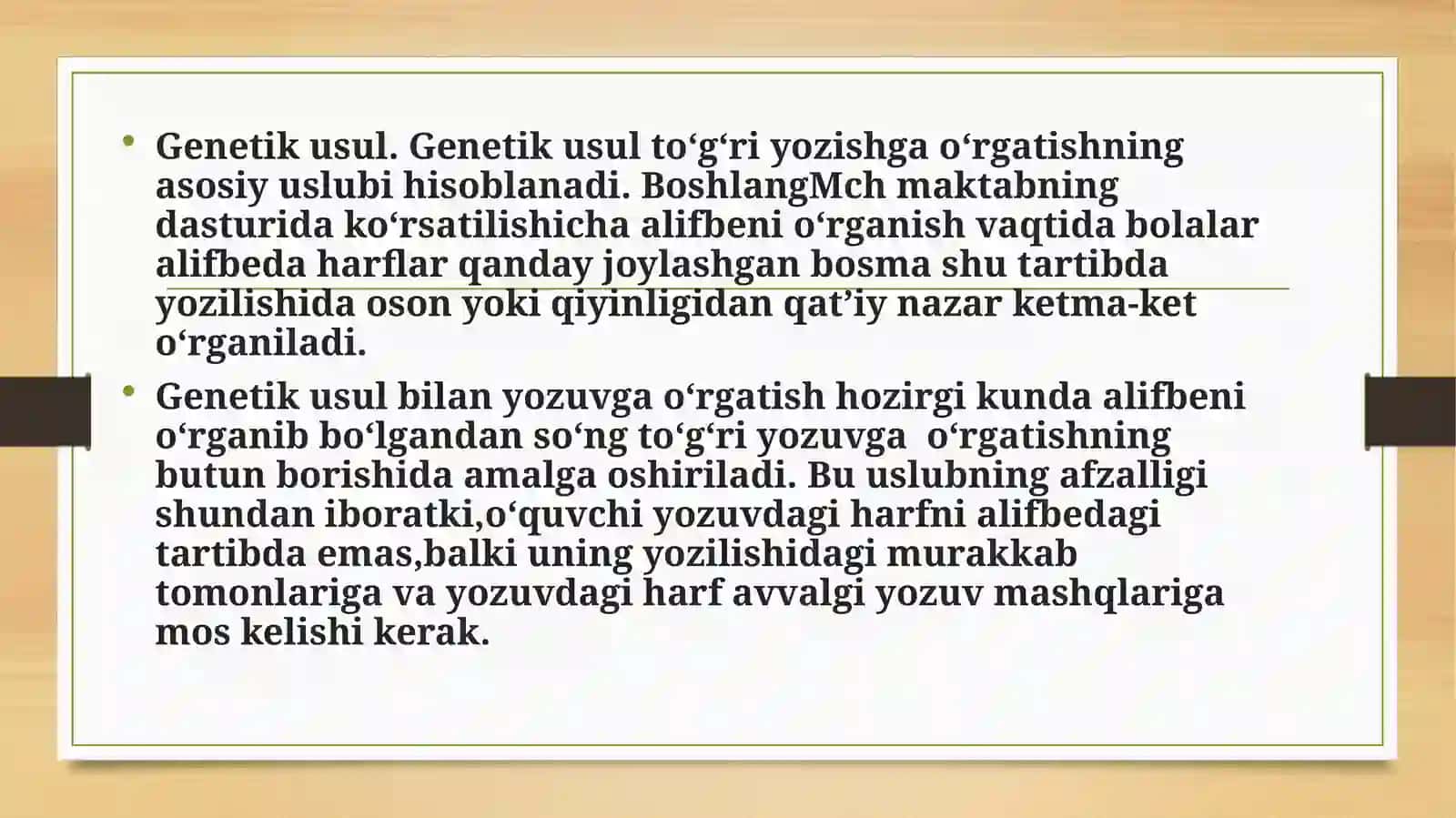 Husnixatga oʻrgatishning metod va usullari 4