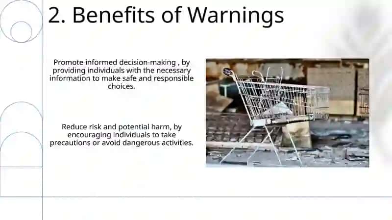 Giving warnings economics 4