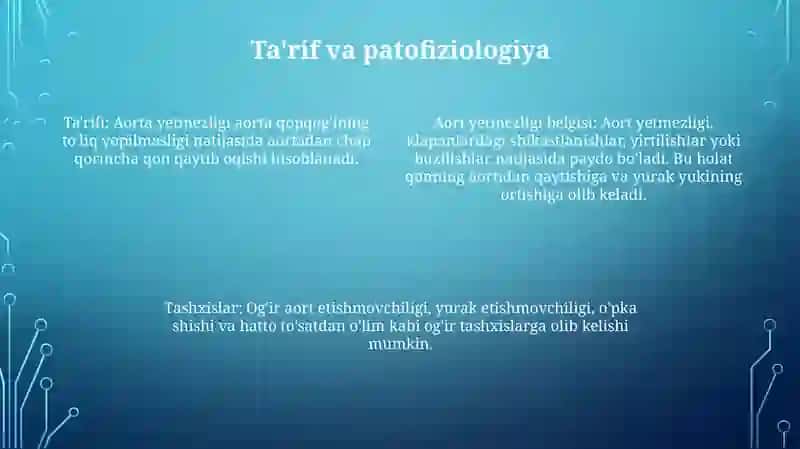 Aorta Yetishmovchiligi 4