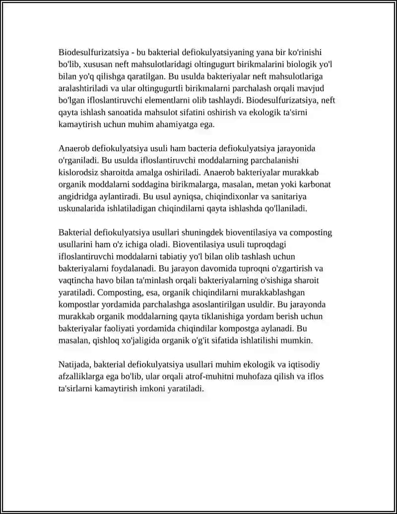 ORGANIZMNI CHINIQTIRISH USULLARI 4